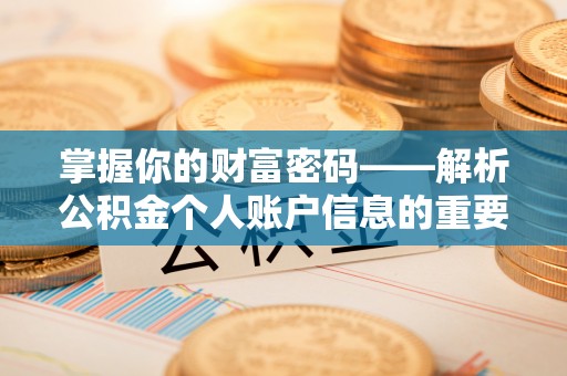 屏东掌握你的财富密码——解析公积金个人账户信息的重要性