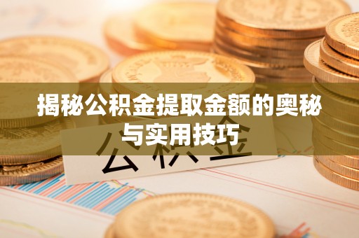 屏东揭秘公积金提取金额的奥秘与实用技巧