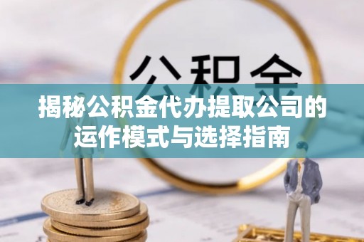 屏东揭秘公积金代办提取公司的运作模式与选择指南