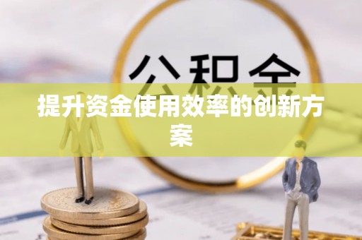 屏东提升资金使用效率的创新方案