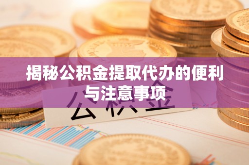 屏东揭秘公积金提取代办的便利与注意事项