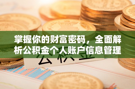 屏东掌握你的财富密码，全面解析公积金个人账户信息管理