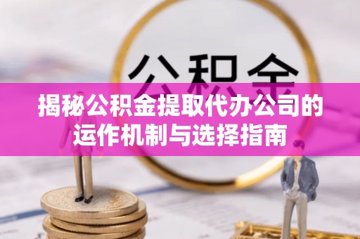 屏东揭秘公积金提取代办公司的运作机制与选择指南