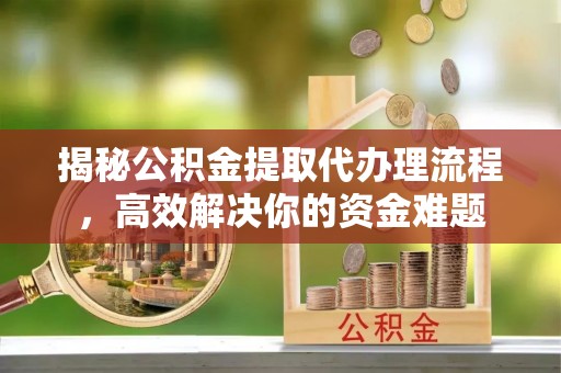 屏东揭秘公积金提取代办理流程，高效解决你的资金难题