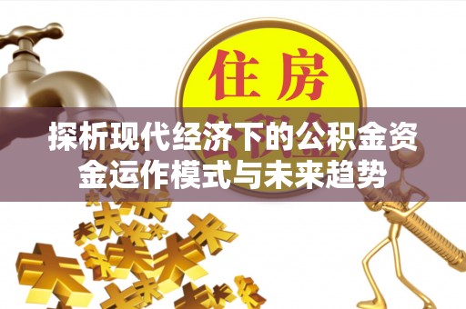 屏东探析现代经济下的公积金资金运作模式与未来趋势
