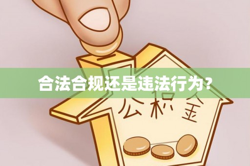 屏东合法合规还是违法行为？