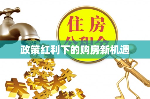屏东政策红利下的购房新机遇